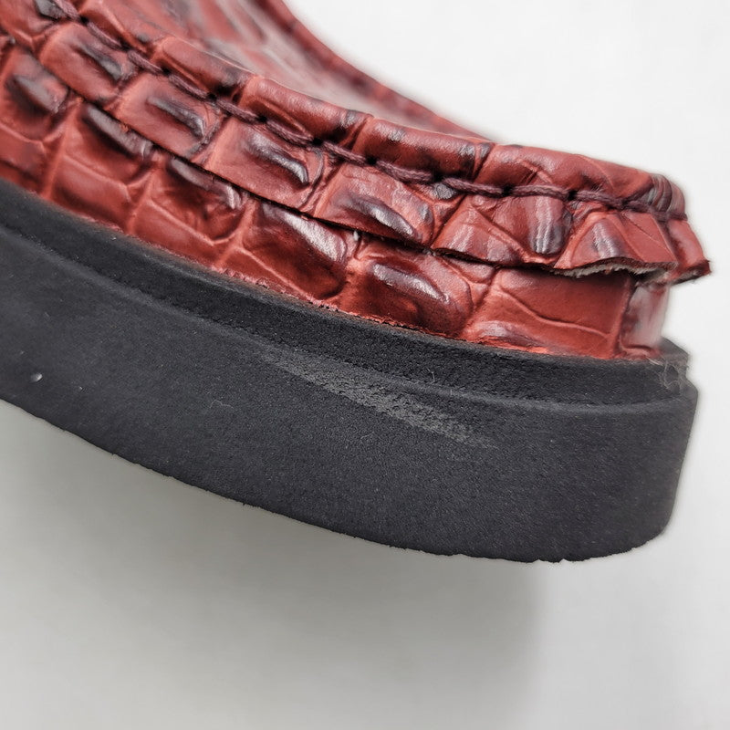 【中古品】【メンズ】 MARTINE ROSE マーティンローズ × CLARKS クラークス 261833307095 WOMEN'S TORVIEW トービュー 靴 164-260706-kh-11-izu サイズ：UK 9.5 カラー：バーガンディー 万代Net店