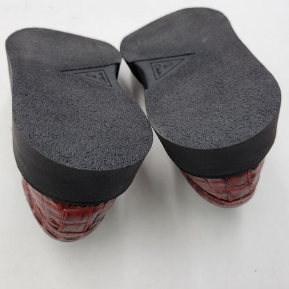 【中古品】【メンズ】 MARTINE ROSE マーティンローズ × CLARKS クラークス 261833307095 WOMEN'S TORVIEW トービュー 靴 164-260706-kh-11-izu サイズ：UK 9.5 カラー：バーガンディー 万代Net店
