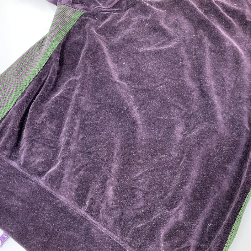 【中古品】【メンズ】 NEEDLES ニードルス J0227 21AW VELOUR TRACK JACKET ベロア トラック ジャケット アウター　 140-260708-yn-07-izu サイズ：XS カラー：パープル 万代Net店