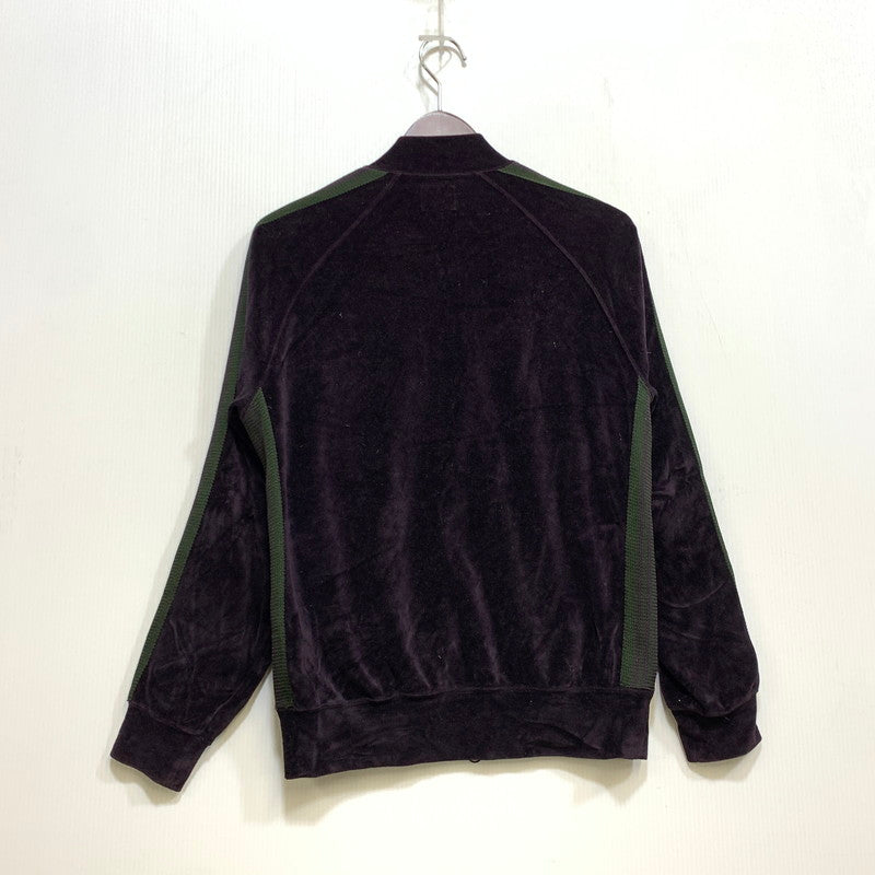 【中古品】【メンズ】 NEEDLES ニードルス J0227 21AW VELOUR TRACK JACKET ベロア トラック ジャケット アウター　 140-260708-yn-07-izu サイズ：XS カラー：パープル 万代Net店