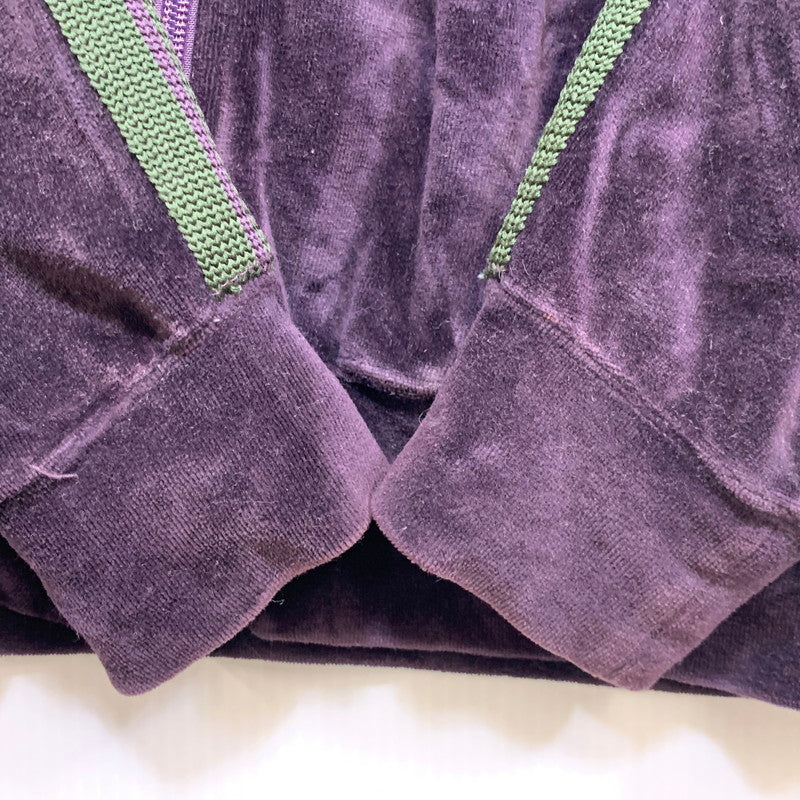 【中古品】【メンズ】 NEEDLES ニードルス J0227 21AW VELOUR TRACK JACKET ベロア トラック ジャケット アウター　 140-260708-yn-07-izu サイズ：XS カラー：パープル 万代Net店