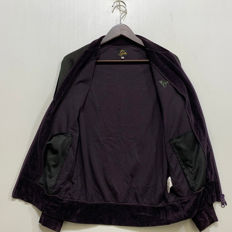 【中古品】【メンズ】 NEEDLES ニードルス J0227 21AW VELOUR TRACK JACKET ベロア トラック ジャケット アウター　 140-260708-yn-07-izu サイズ：XS カラー：パープル 万代Net店
