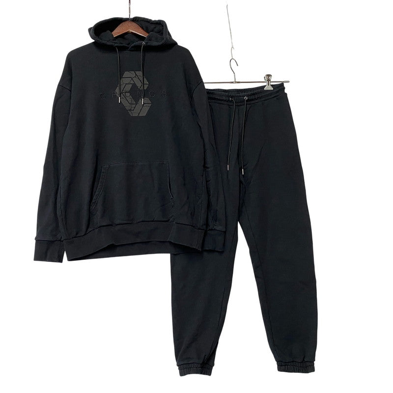 【中古品】【メンズ】 CRONOS クロノス C01-PK-2602ST COTTON DEPTH SET-UP コットン デプス セットアップ 140-260706-cs-07-izu サイズ：上40(L)/下L カラー：ブラック 万代Net店