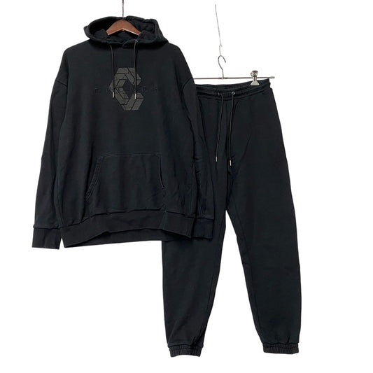 【中古品】【メンズ】 CRONOS クロノス C01-PK-2602ST COTTON DEPTH SET-UP コットン デプス セットアップ 140-260706-cs-07-izu サイズ：上40(L)/下L カラー：ブラック 万代Net店