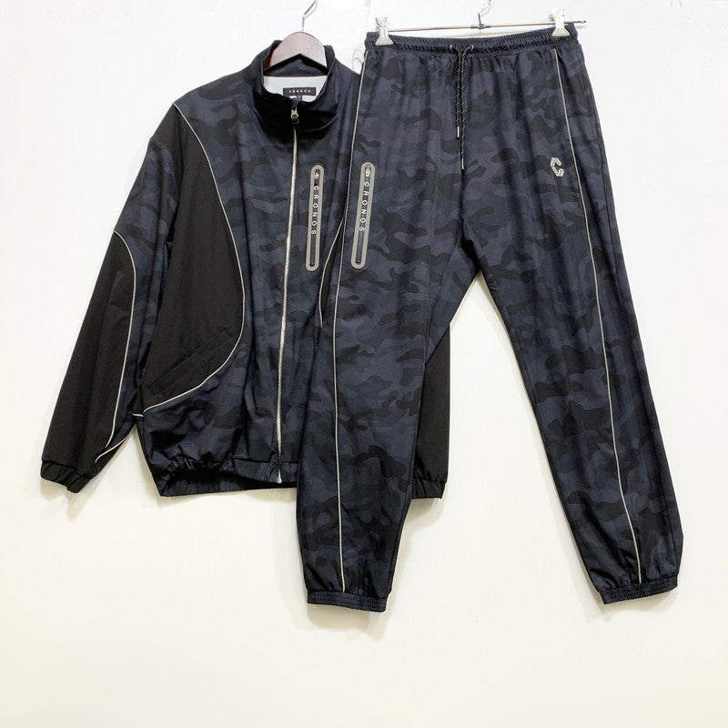 【中古品】【メンズ】 CRONOS クロノス C08-BL-2508ST C08-SP-2526ST EDGE SET-UP エッジ セットアップ 140-260708-yn-14-izu サイズ：上M/下L カラー：ブラック系 万代Net店