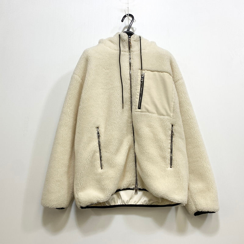 【中古品】【メンズ】 TATRAS タトラス MTAT23A4908-L 23AW NEDEDO ZIP UP HOODED BOA ネデード ジップアップ フーデッド ボア 141-260708-yn-01-izu サイズ：02 カラー：クリーム 万代Net店