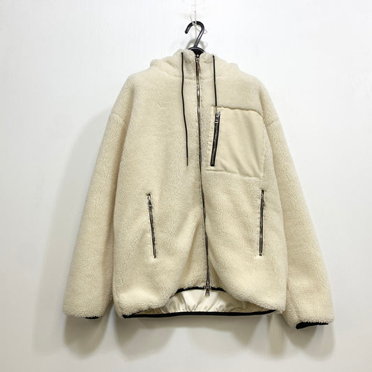 【中古品】【メンズ】 TATRAS タトラス MTAT23A4908-L 23AW NEDEDO ZIP UP HOODED BOA ネデード ジップアップ フーデッド ボア 141-260708-yn-01-izu サイズ：02 カラー：クリーム 万代Net店