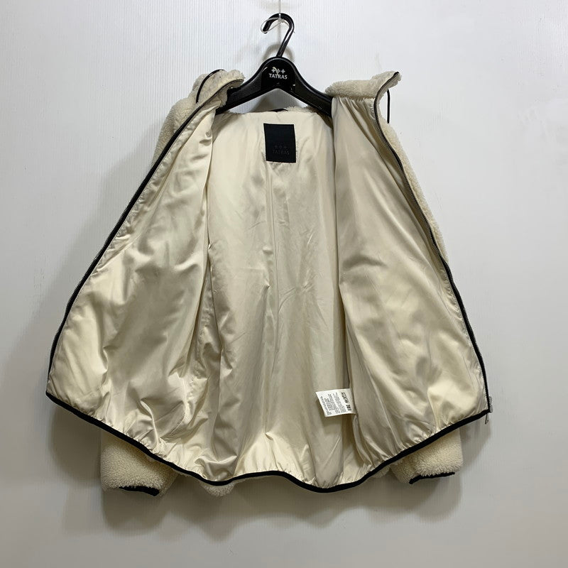 【中古品】【メンズ】 TATRAS タトラス MTAT23A4908-L 23AW NEDEDO ZIP UP HOODED BOA ネデード ジップアップ フーデッド ボア 141-260708-yn-01-izu サイズ：02 カラー：クリーム 万代Net店