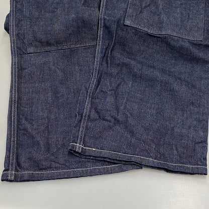 【中古品】【メンズ】 EVISU エヴィス カモメ×戒 DENIM DOUBLEKNEE OVERALLS デニム ダブルニー オーバーオール 145-260706-cs-10-izu サイズ：42 カラー：インディゴ 万代Net店
