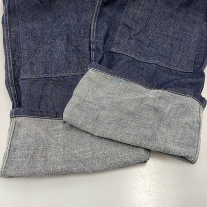 【中古品】【メンズ】 EVISU エヴィス カモメ×戒 DENIM DOUBLEKNEE OVERALLS デニム ダブルニー オーバーオール 145-260706-cs-10-izu サイズ：42 カラー：インディゴ 万代Net店