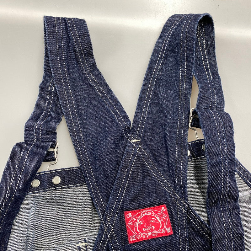 【中古品】【メンズ】 EVISU エヴィス カモメ×戒 DENIM DOUBLEKNEE OVERALLS デニム ダブルニー オーバーオール 145-260706-cs-10-izu サイズ：42 カラー：インディゴ 万代Net店