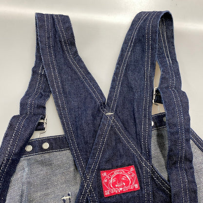 【中古品】【メンズ】 EVISU エヴィス カモメ×戒 DENIM DOUBLEKNEE OVERALLS デニム ダブルニー オーバーオール 145-260706-cs-10-izu サイズ：42 カラー：インディゴ 万代Net店