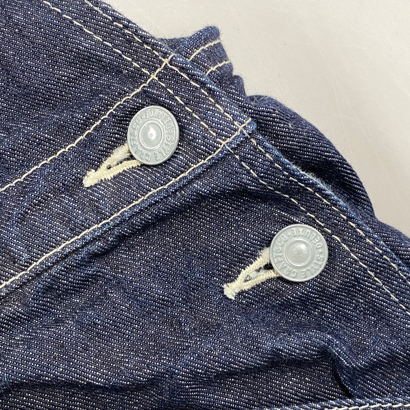 【中古品】【メンズ】 EVISU エヴィス カモメ×戒 DENIM DOUBLEKNEE OVERALLS デニム ダブルニー オーバーオール 145-260706-cs-10-izu サイズ：42 カラー：インディゴ 万代Net店
