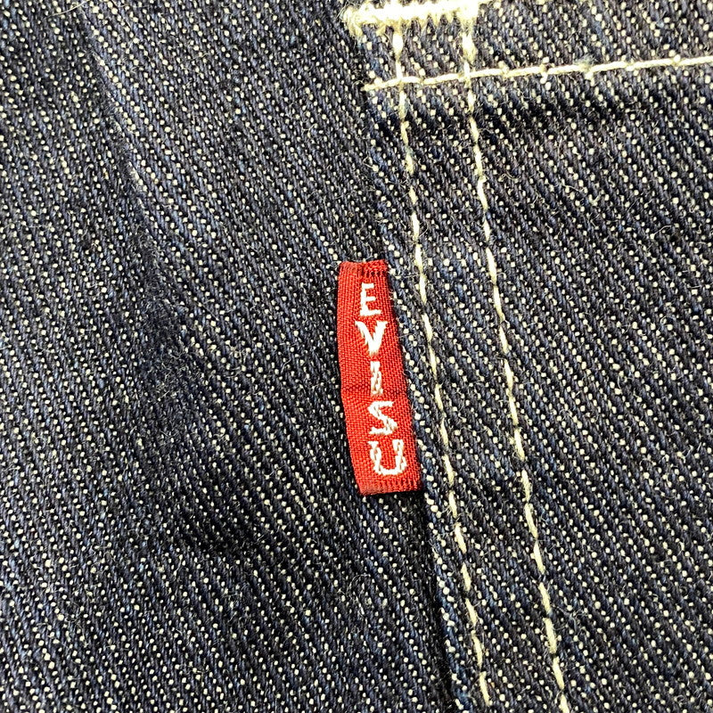 【中古品】【メンズ】 EVISU エヴィス カモメ×戒 DENIM DOUBLEKNEE OVERALLS デニム ダブルニー オーバーオール 145-260706-cs-10-izu サイズ：42 カラー：インディゴ 万代Net店
