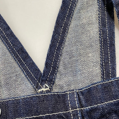 【中古品】【メンズ】 EVISU エヴィス カモメ×戒 DENIM DOUBLEKNEE OVERALLS デニム ダブルニー オーバーオール 145-260706-cs-10-izu サイズ：42 カラー：インディゴ 万代Net店