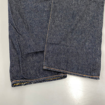 【中古品】【メンズ】 EVISU エヴィス LOT.2000 TIGER PRESHRUNK カモメ×ネコ PRINT DENIM PANTS タイガープレシュリンク プリント デニム パンツ ボトムス ズボン 156-260706-cs-11-izu サイズ：42×32 カラー：インディゴ 万代Net店