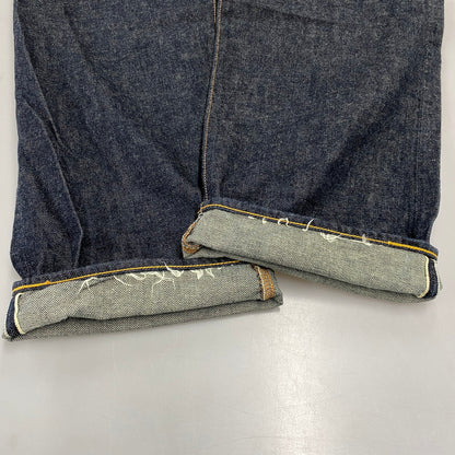 【中古品】【メンズ】 EVISU エヴィス LOT.2000 TIGER PRESHRUNK カモメ×ネコ PRINT DENIM PANTS タイガープレシュリンク プリント デニム パンツ ボトムス ズボン 156-260706-cs-11-izu サイズ：42×32 カラー：インディゴ 万代Net店