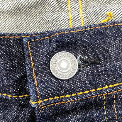 【中古品】【メンズ】 EVISU エヴィス LOT.2000 TIGER PRESHRUNK カモメ×ネコ PRINT DENIM PANTS タイガープレシュリンク プリント デニム パンツ ボトムス ズボン 156-260706-cs-11-izu サイズ：42×32 カラー：インディゴ 万代Net店
