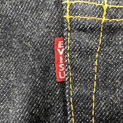 【中古品】【メンズ】 EVISU エヴィス LOT.2000 TIGER PRESHRUNK カモメ×ネコ PRINT DENIM PANTS タイガープレシュリンク プリント デニム パンツ ボトムス ズボン 156-260706-cs-11-izu サイズ：42×32 カラー：インディゴ 万代Net店