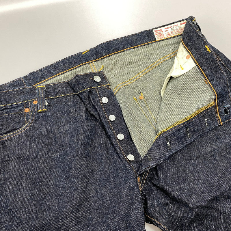 【中古品】【メンズ】 EVISU エヴィス LOT.2000 TIGER PRESHRUNK カモメ×ネコ PRINT DENIM PANTS タイガープレシュリンク プリント デニム パンツ ボトムス ズボン 156-260706-cs-11-izu サイズ：42×32 カラー：インディゴ 万代Net店