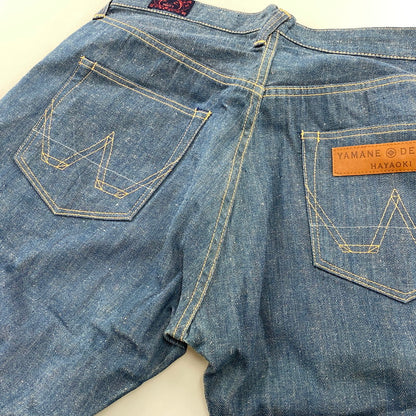 【中古品】【メンズ】 YAMANE DELUXE ヤマネデラックス HAYAOKI DENIM PANTS ハヤオキ デニム パンツ ボトムス ズボン 156-260706-cs-13-izu サイズ：5 カラー：インディゴ 万代Net店