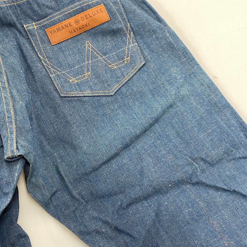 【中古品】【メンズ】 YAMANE DELUXE ヤマネデラックス HAYAOKI DENIM PANTS ハヤオキ デニム パンツ ボトムス ズボン 156-260706-cs-13-izu サイズ：5 カラー：インディゴ 万代Net店