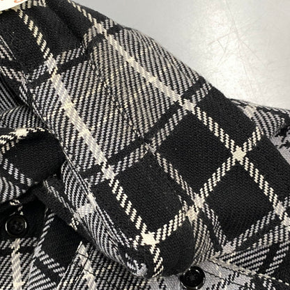 【中古品】【メンズ】 FIVE BROTHER ファイブブラザー CHECK FLANNEL LS SHIRT チェック フランネル ロングスリーブ シャツ 長袖 145-260713-as-10-izu サイズ：L カラー：ブラック×グレー 万代Net店