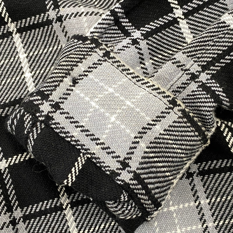 【中古品】【メンズ】 FIVE BROTHER ファイブブラザー CHECK FLANNEL LS SHIRT チェック フランネル ロングスリーブ シャツ 長袖 145-260713-as-10-izu サイズ：L カラー：ブラック×グレー 万代Net店