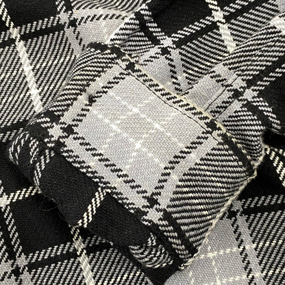 【中古品】【メンズ】 FIVE BROTHER ファイブブラザー CHECK FLANNEL LS SHIRT チェック フランネル ロングスリーブ シャツ 長袖 145-260713-as-10-izu サイズ：L カラー：ブラック×グレー 万代Net店