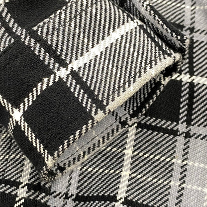 【中古品】【メンズ】 FIVE BROTHER ファイブブラザー CHECK FLANNEL LS SHIRT チェック フランネル ロングスリーブ シャツ 長袖 145-260713-as-10-izu サイズ：L カラー：ブラック×グレー 万代Net店