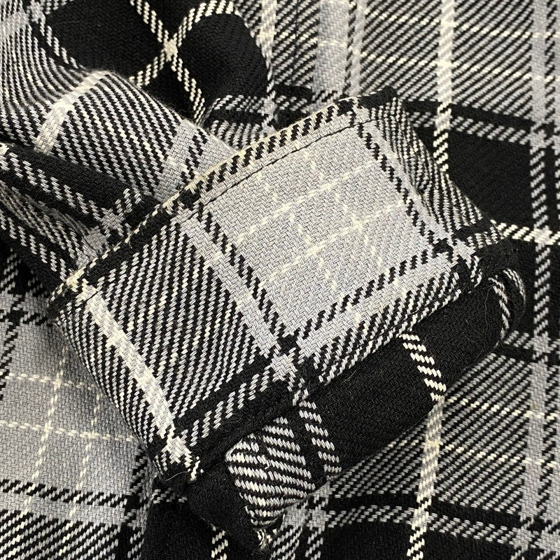 【中古品】【メンズ】 FIVE BROTHER ファイブブラザー CHECK FLANNEL LS SHIRT チェック フランネル ロングスリーブ シャツ 長袖 145-260713-as-10-izu サイズ：L カラー：ブラック×グレー 万代Net店