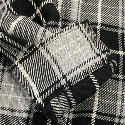 【中古品】【メンズ】 FIVE BROTHER ファイブブラザー CHECK FLANNEL LS SHIRT チェック フランネル ロングスリーブ シャツ 長袖 145-260713-as-10-izu サイズ：L カラー：ブラック×グレー 万代Net店