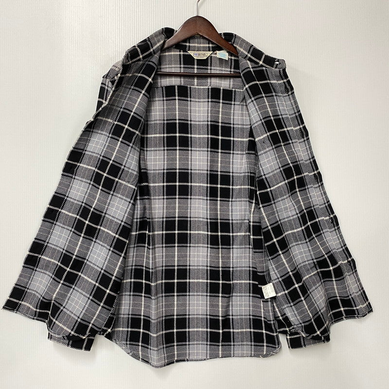 【中古品】【メンズ】 FIVE BROTHER ファイブブラザー CHECK FLANNEL LS SHIRT チェック フランネル ロングスリーブ シャツ 長袖 145-260713-as-10-izu サイズ：L カラー：ブラック×グレー 万代Net店