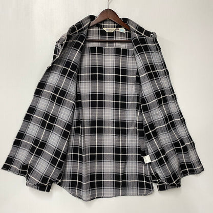 【中古品】【メンズ】 FIVE BROTHER ファイブブラザー CHECK FLANNEL LS SHIRT チェック フランネル ロングスリーブ シャツ 長袖 145-260713-as-10-izu サイズ：L カラー：ブラック×グレー 万代Net店