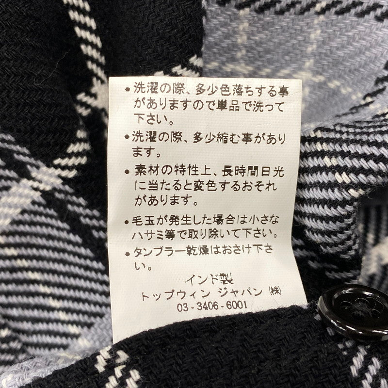 【中古品】【メンズ】 FIVE BROTHER ファイブブラザー CHECK FLANNEL LS SHIRT チェック フランネル ロングスリーブ シャツ 長袖 145-260713-as-10-izu サイズ：L カラー：ブラック×グレー 万代Net店