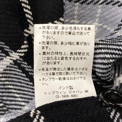 【中古品】【メンズ】 FIVE BROTHER ファイブブラザー CHECK FLANNEL LS SHIRT チェック フランネル ロングスリーブ シャツ 長袖 145-260713-as-10-izu サイズ：L カラー：ブラック×グレー 万代Net店