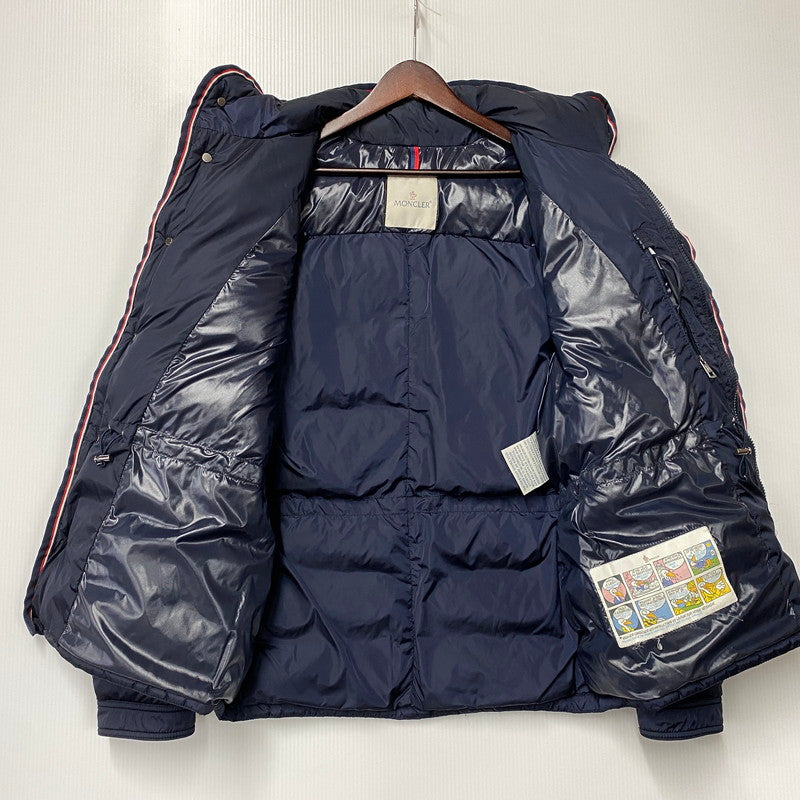 【中古品】【メンズ】 MONCLER モンクレール G32-001 08-09年製 MILLAIS HOODED DOWN JACKET ミレー フーデッド ダウン ジャケット アウター 141-260706-cs-08-izu サイズ：2 カラー：ネイビー 万代Net店