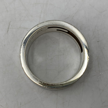 【中古品】【メンズ/レディース】 GUCCI グッチ 925 ブランデッド G RING　指輪 アクセサリー 182-260707-yn-06-izu サイズ：17 カラー：シルバー 万代Net店