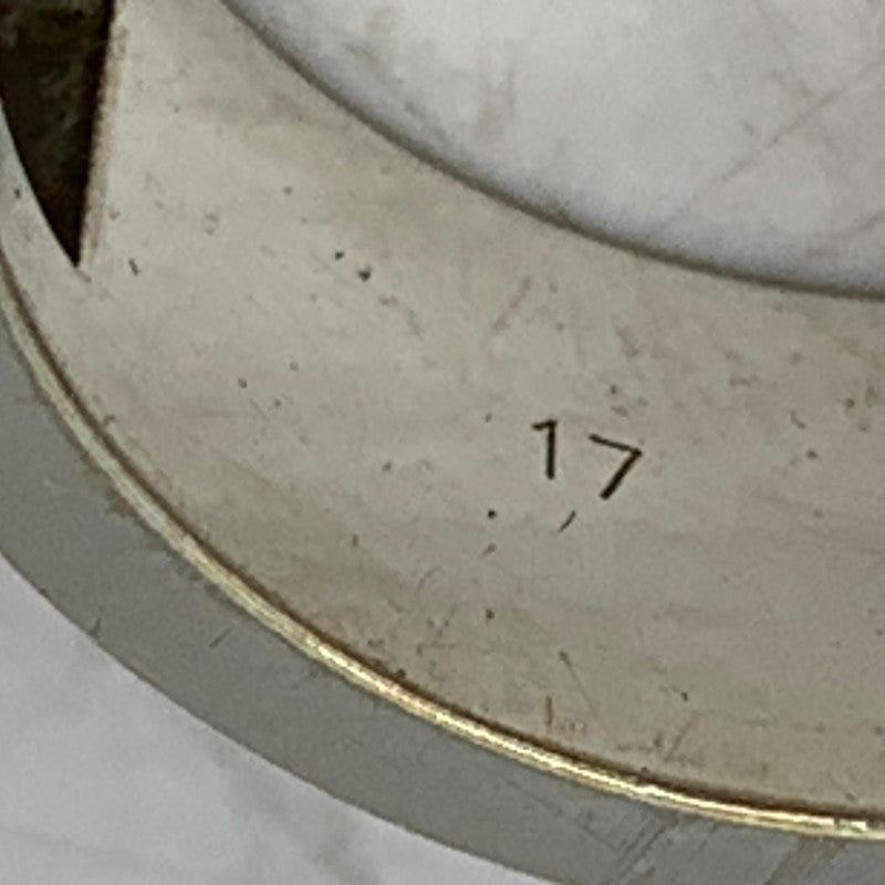 【中古品】【メンズ/レディース】 GUCCI グッチ 925 ブランデッド G RING　指輪 アクセサリー 182-260707-yn-06-izu サイズ：17 カラー：シルバー 万代Net店