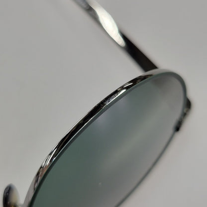 【中古品】【メンズ/レディース】 BURBERRY バーバリー SUNGLASSES B 3109 サングラス 183-260708-as-21-izu サイズ：53□19-145 カラー：シルバー×グリーン系 万代Net店