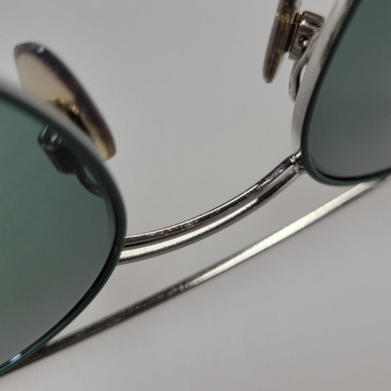 【中古品】【メンズ/レディース】 BURBERRY バーバリー SUNGLASSES B 3109 サングラス 183-260708-as-21-izu サイズ：53□19-145 カラー：シルバー×グリーン系 万代Net店