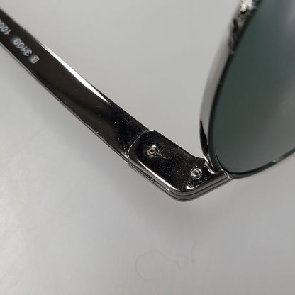 【中古品】【メンズ/レディース】 BURBERRY バーバリー SUNGLASSES B 3109 サングラス 183-260708-as-21-izu サイズ：53□19-145 カラー：シルバー×グリーン系 万代Net店