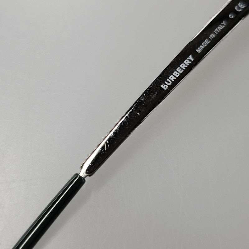 【中古品】【メンズ/レディース】 BURBERRY バーバリー SUNGLASSES B 3109 サングラス 183-260708-as-21-izu サイズ：53□19-145 カラー：シルバー×グリーン系 万代Net店