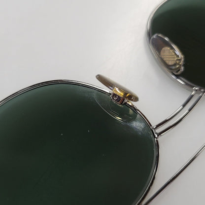 【中古品】【メンズ/レディース】 BURBERRY バーバリー SUNGLASSES B 3109 サングラス 183-260708-as-21-izu サイズ：53□19-145 カラー：シルバー×グリーン系 万代Net店