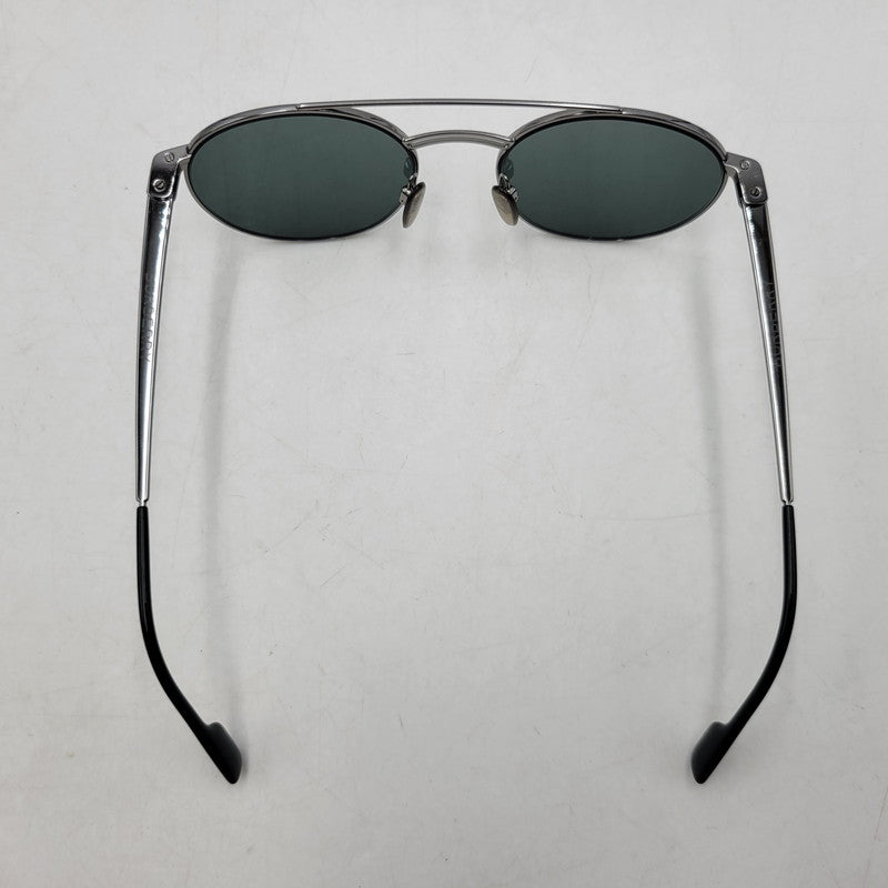 【中古品】【メンズ/レディース】 BURBERRY バーバリー SUNGLASSES B 3109 サングラス 183-260708-as-21-izu サイズ：53□19-145 カラー：シルバー×グリーン系 万代Net店