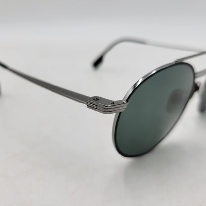 【中古品】【メンズ/レディース】 BURBERRY バーバリー SUNGLASSES B 3109 サングラス 183-260708-as-21-izu サイズ：53□19-145 カラー：シルバー×グリーン系 万代Net店