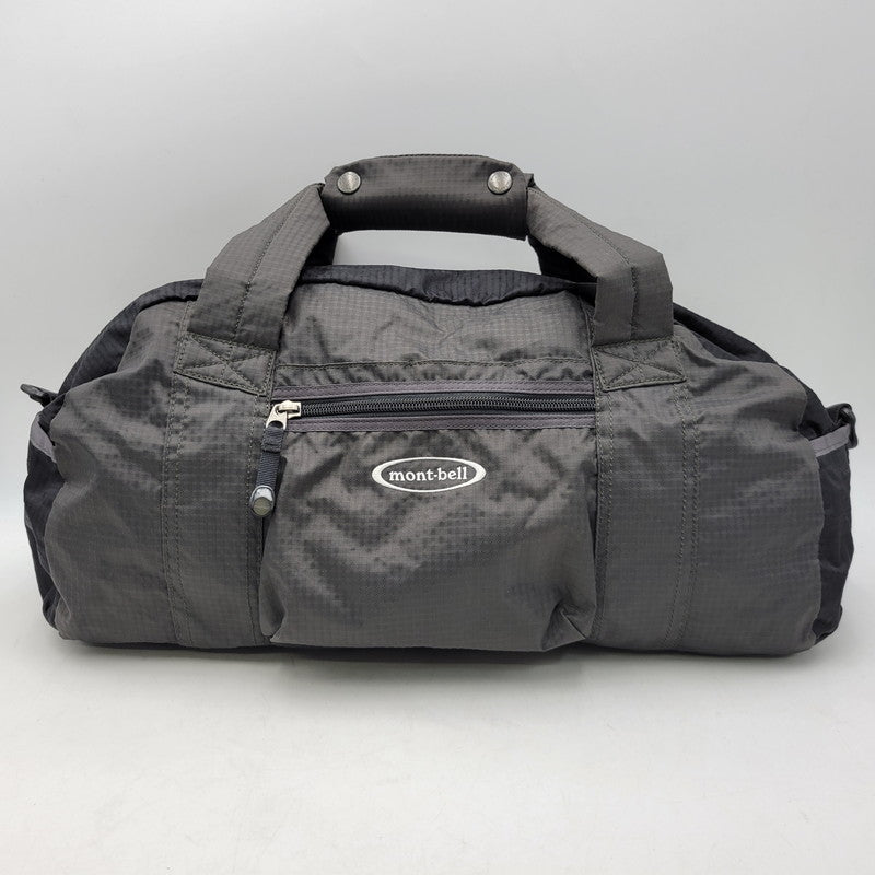 【中古品】【メンズ/レディース】 mont-bell モンベル CHECK L.W DUFFLE BAG ダッフルバッグ カバン 鞄 188-260708-as-18-izu カラー：グレー系×ブラック 万代Net店