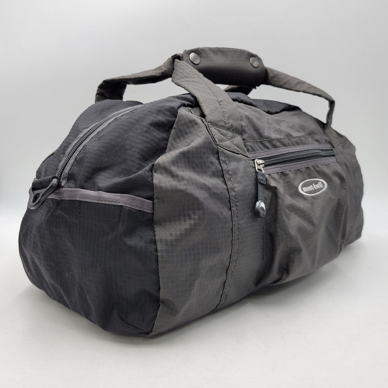 【中古品】【メンズ/レディース】 mont-bell モンベル CHECK L.W DUFFLE BAG ダッフルバッグ カバン 鞄 188-260708-as-18-izu カラー：グレー系×ブラック 万代Net店