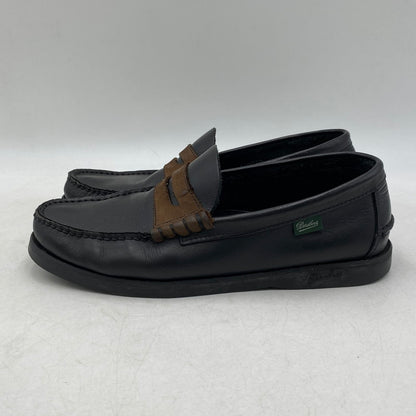 【中古品】【メンズ/レディース】 PARABOOT パラブーツ × TENBOX テンボックス 0220 CORAUX コロー 靴 164-260713-kh-11-izu サイズ：6 1/2 カラー：ブラック×ブラウン 万代Net店