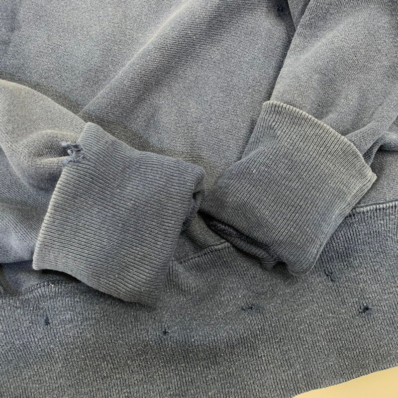 【現状渡し品】【メンズ】 CHANPION チャンピオン DAMAGE REVERSE WEAVE SWEATSHIRT ダメージ リバース ウィーブ スウェットシャツ トップス 146-260709-kh-10-izu カラー：ネイビー 万代Net店